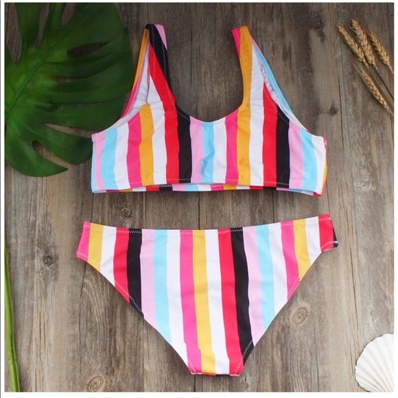 Striped Bikini - Picture 2 of 3